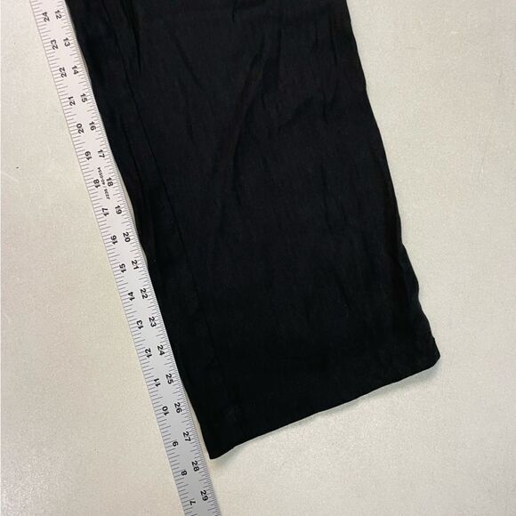 Polo Ralph Lauren Linen Blend Cargo Pants Women Size 10 Black - Picture 8 of 8